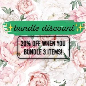 BUNDLE DISCOUNT ✨ | Bundle 3 items for 20% OFF!
